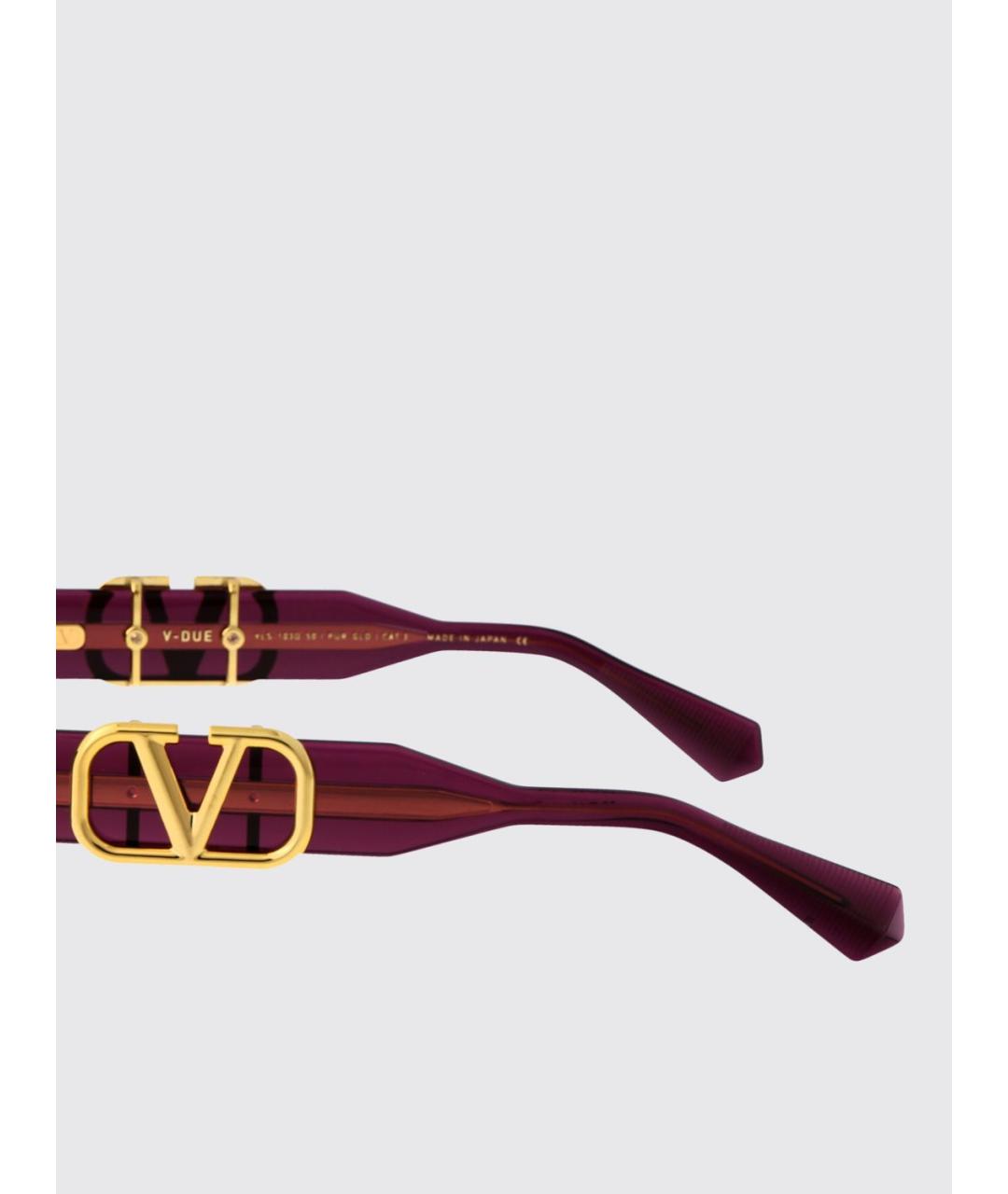 VALENTINO Фиолетовые солнцезащитные очки, фото 3