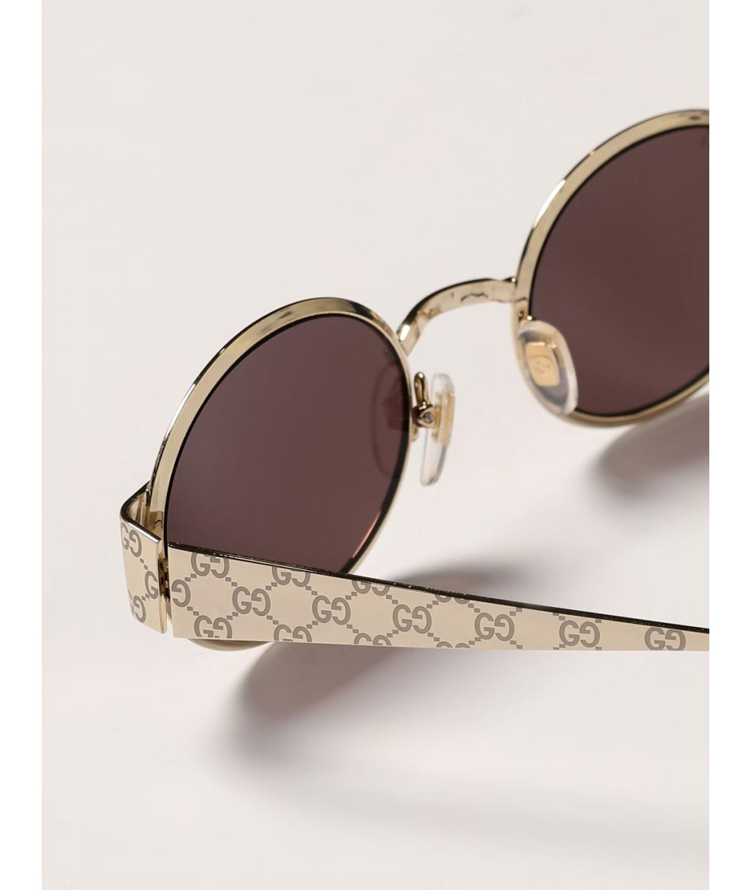 GUCCI Коричневые солнцезащитные очки, фото 5
