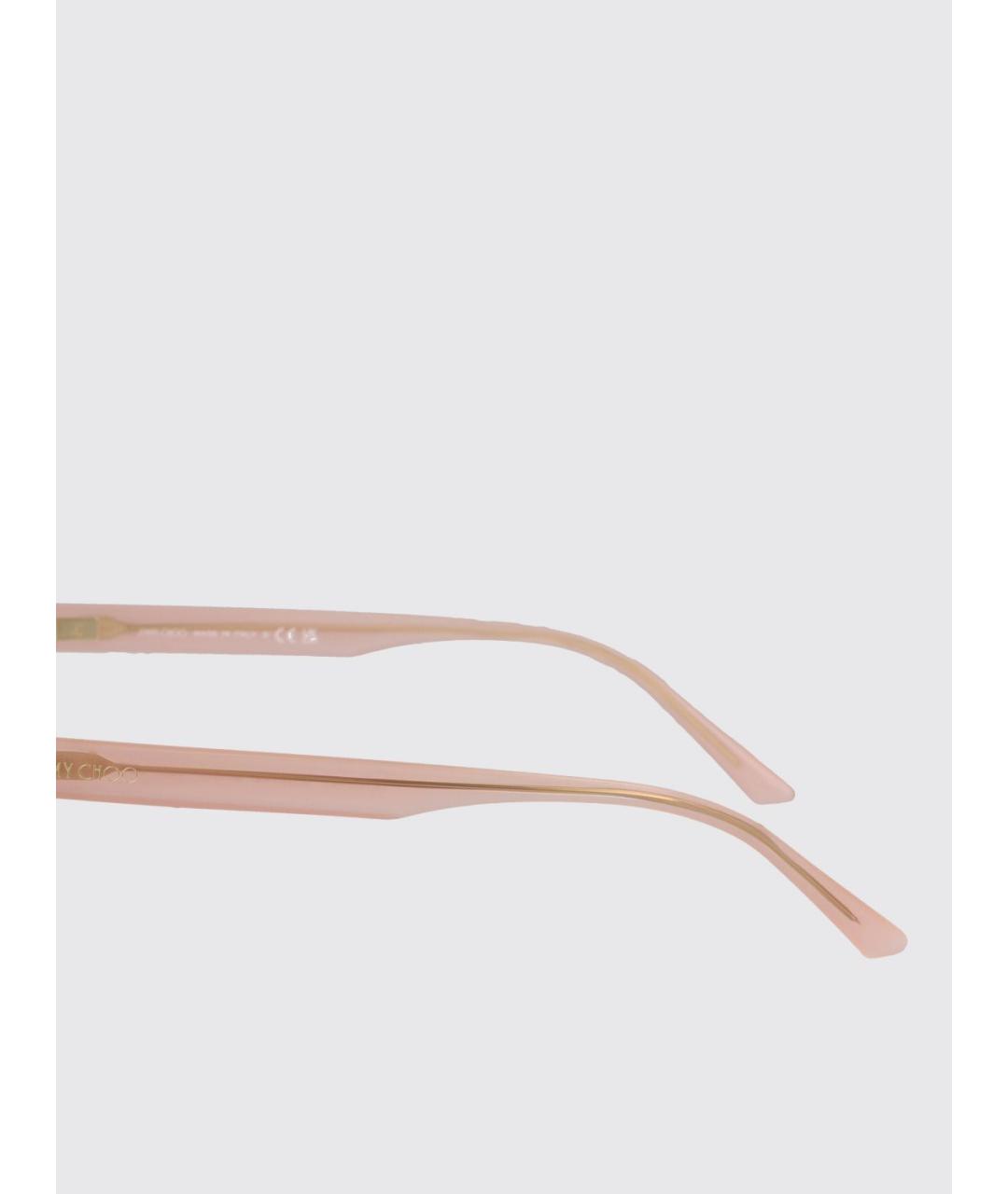 JIMMY CHOO Розовые солнцезащитные очки, фото 3
