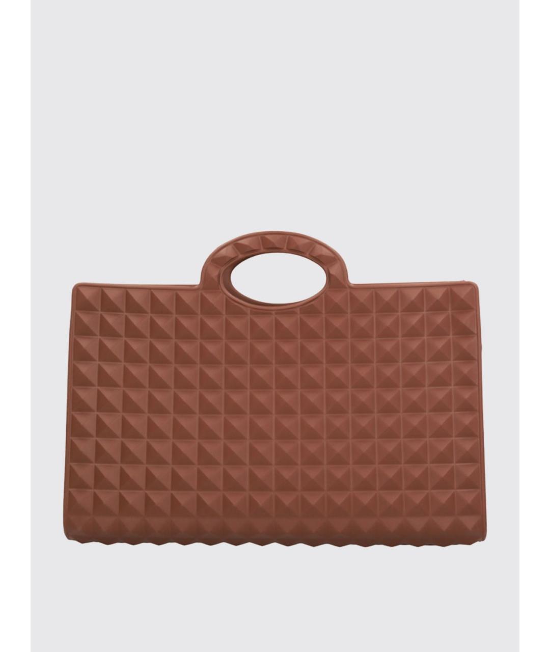 VALENTINO Коричневая сумка тоут, фото 4