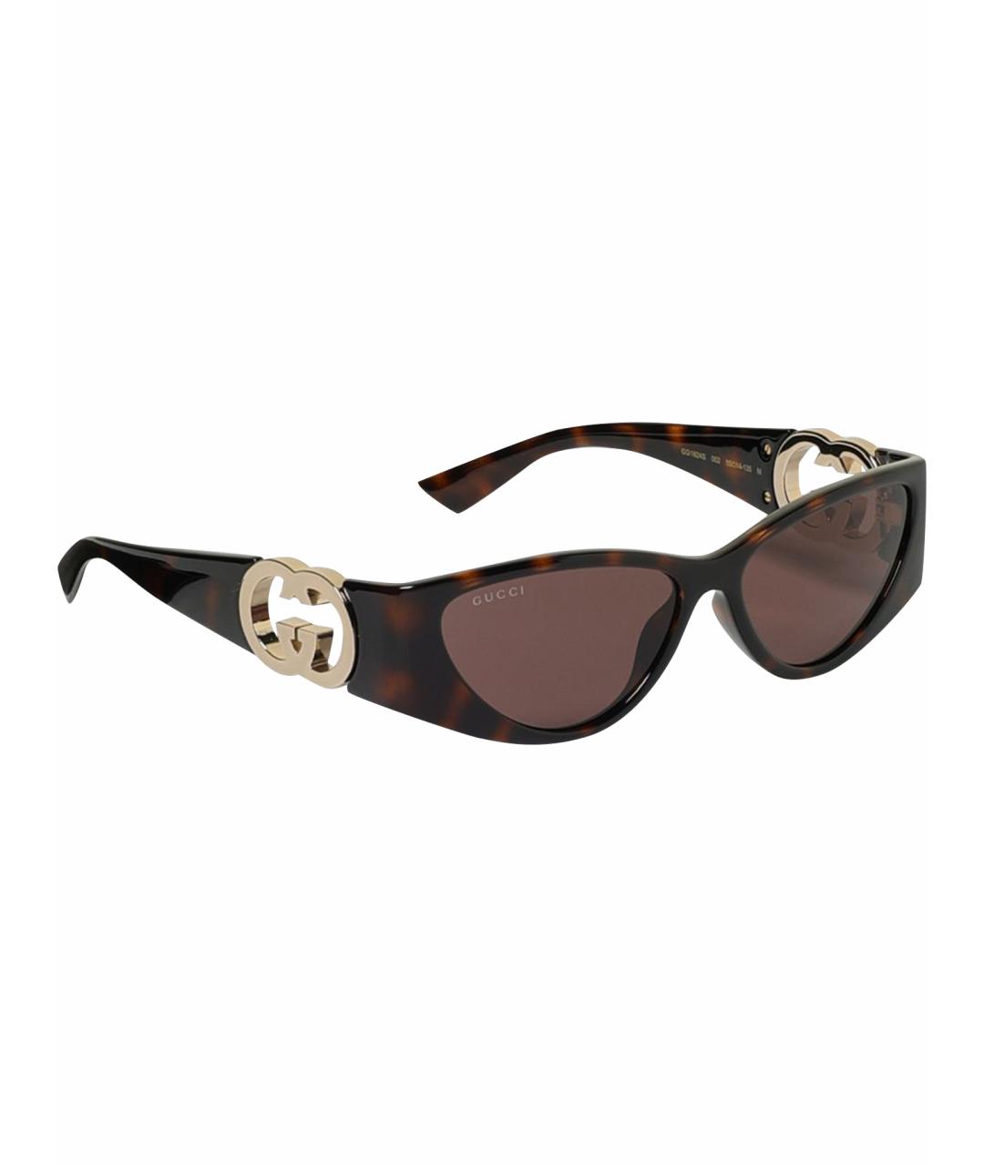 GUCCI Бежевые солнцезащитные очки, фото 1