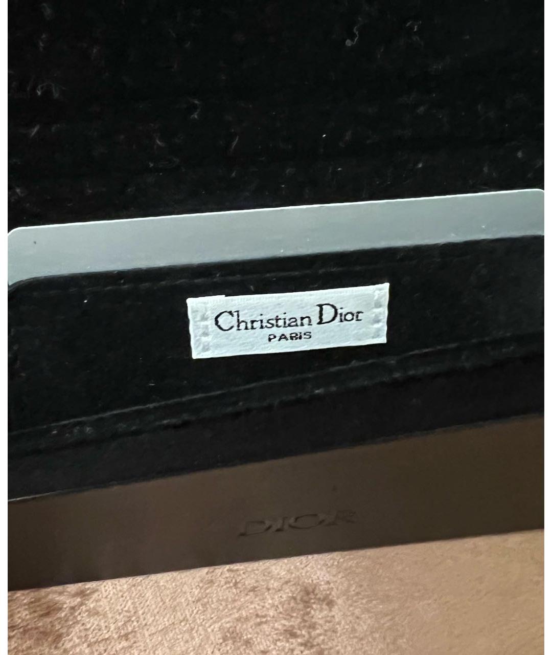 CHRISTIAN DIOR Золотые металлические солнцезащитные очки, фото 7