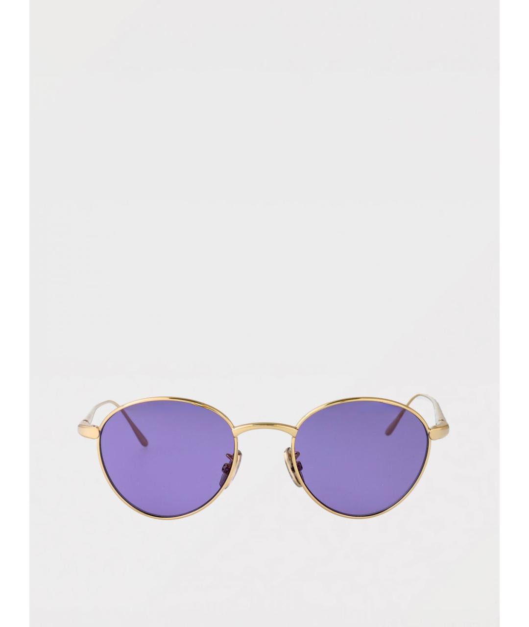 LOEWE Золотые солнцезащитные очки, фото 2