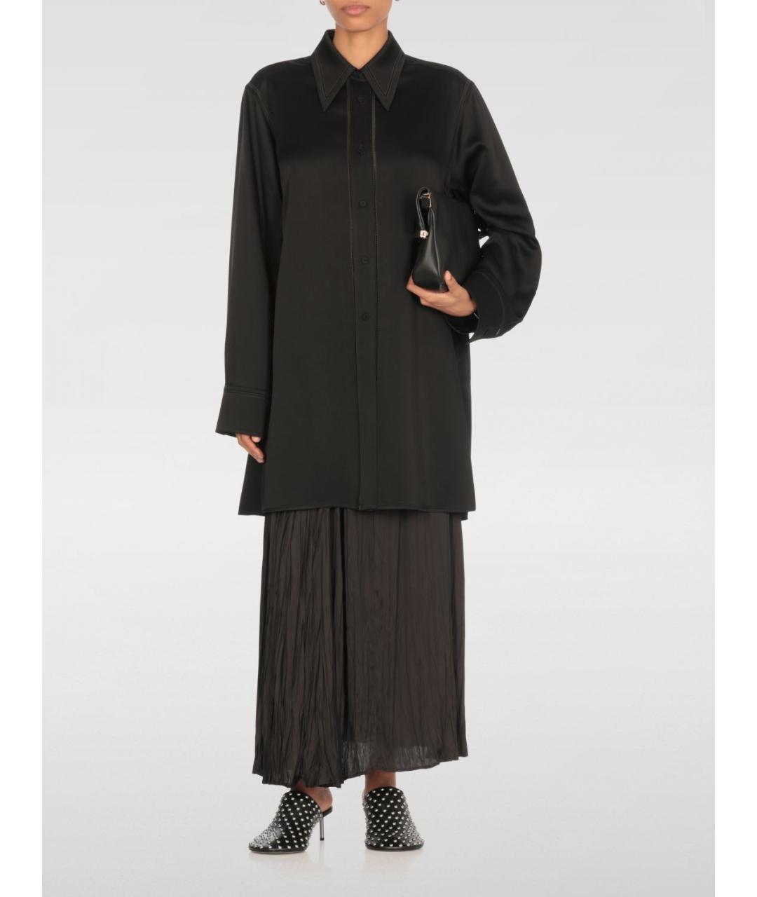 JIL SANDER Черная рубашка, фото 3