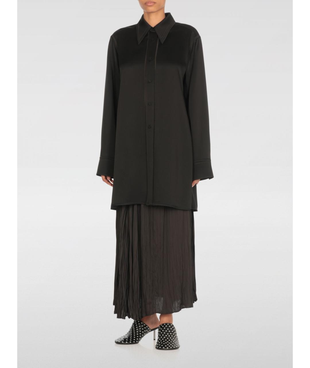 JIL SANDER Черная рубашка, фото 2