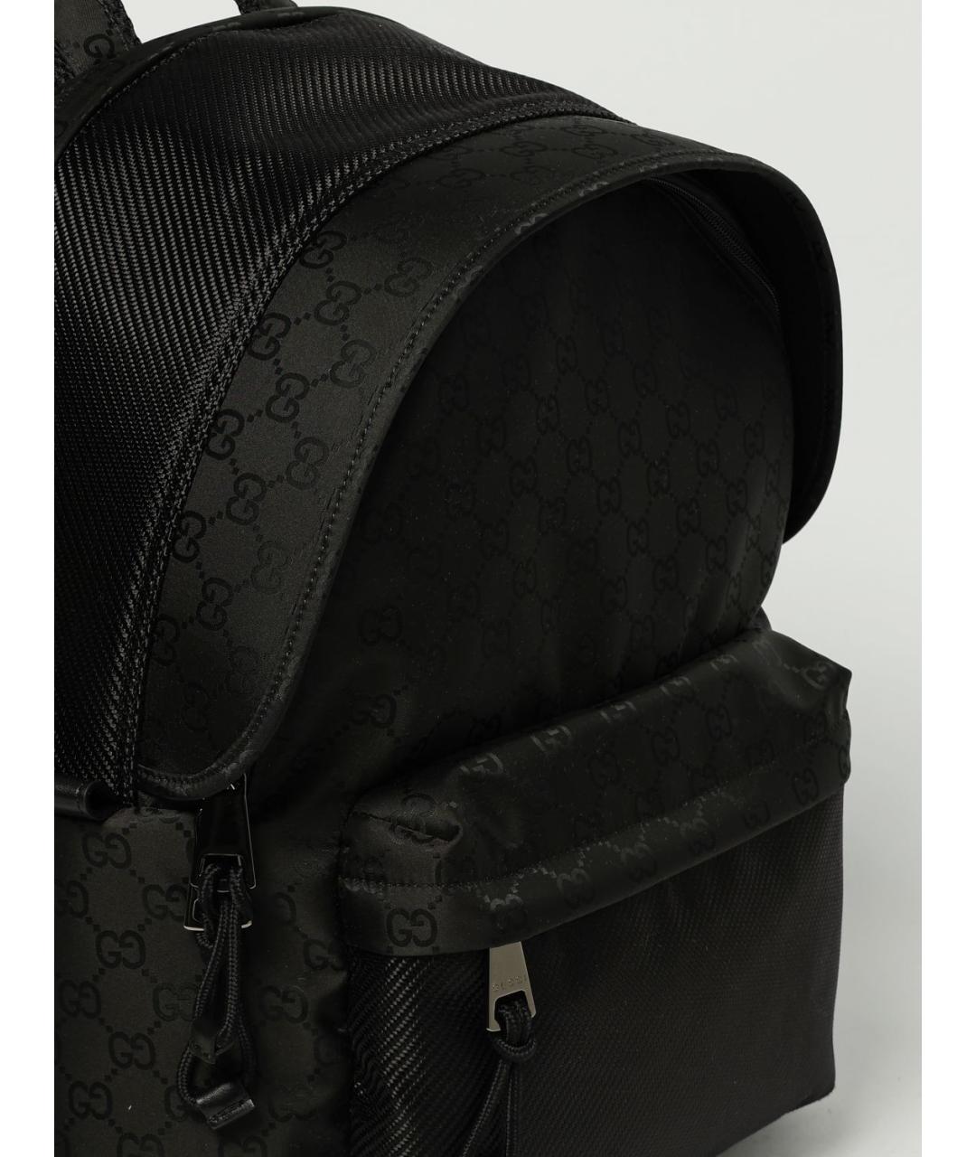 GUCCI Черный тканевый рюкзак, фото 4