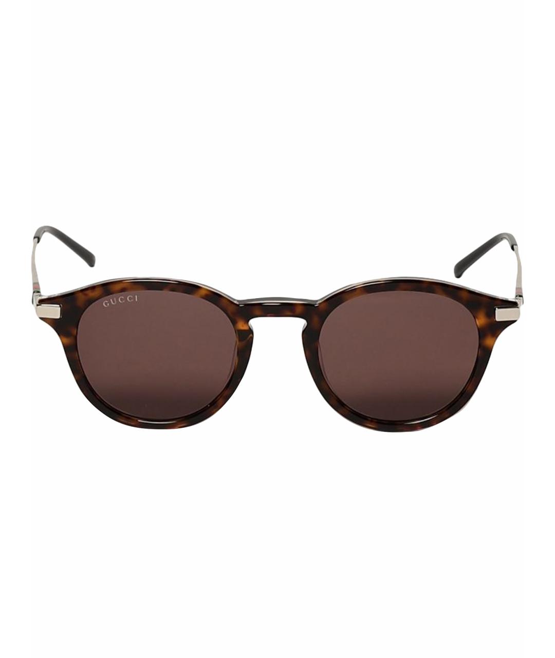 GUCCI Коричневые солнцезащитные очки, фото 1