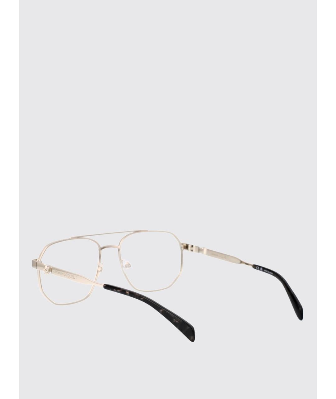 ALEXANDER MCQUEEN Серебряные солнцезащитные очки, фото 3