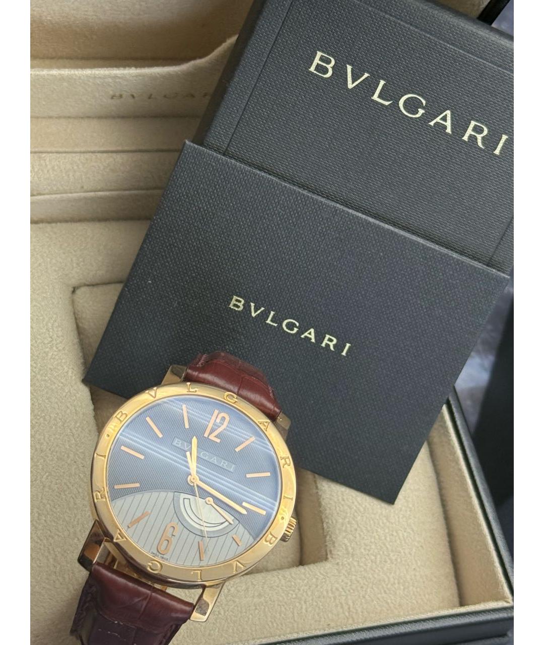 BVLGARI Часы из розового золота, фото 7