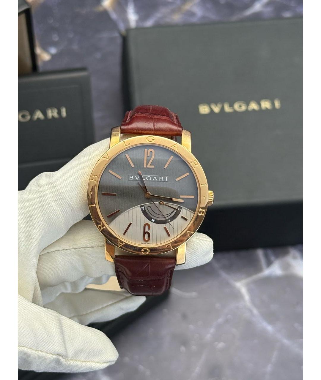 BVLGARI Часы из розового золота, фото 3