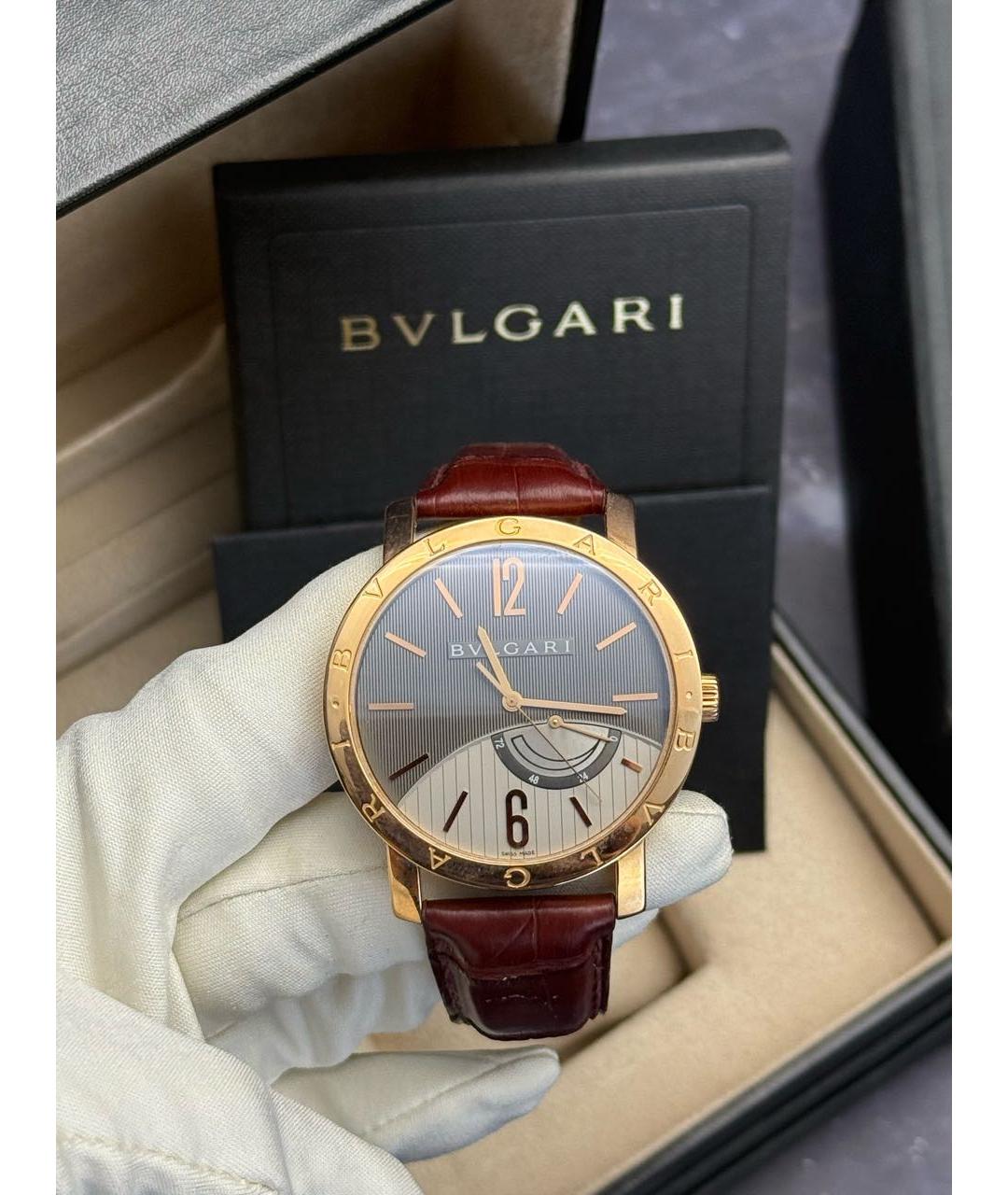 BVLGARI Часы из розового золота, фото 2
