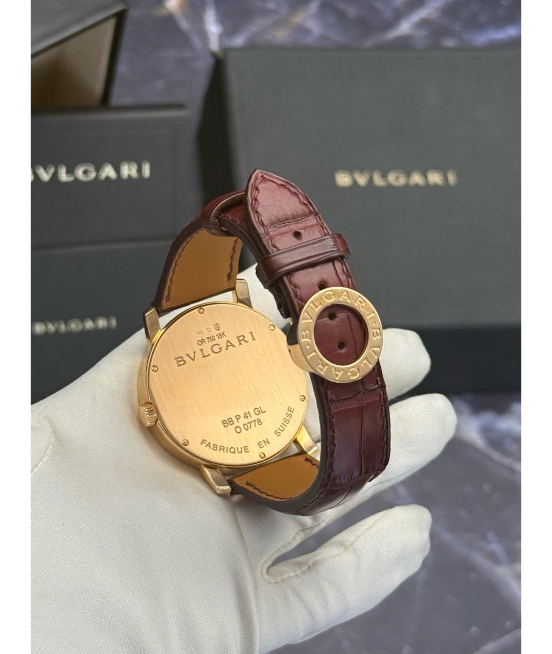 BVLGARI Часы из розового золота, фото 9