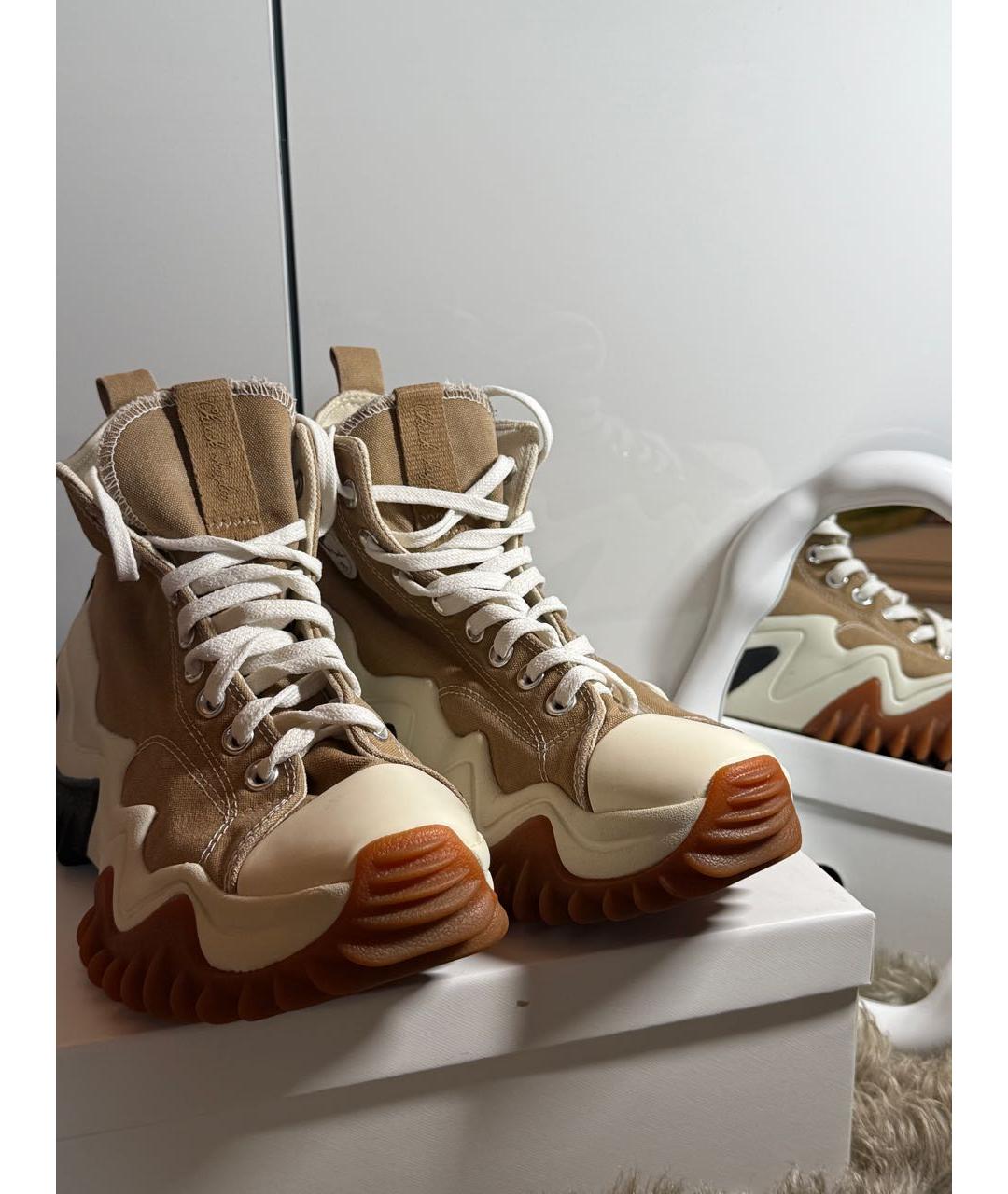 CONVERSE Коричневые текстильные кеды, фото 2