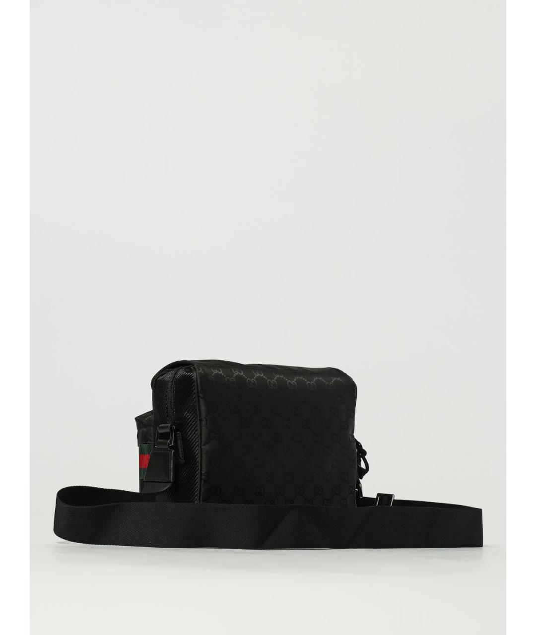 GUCCI Черная синтетическая сумка на плечо, фото 2