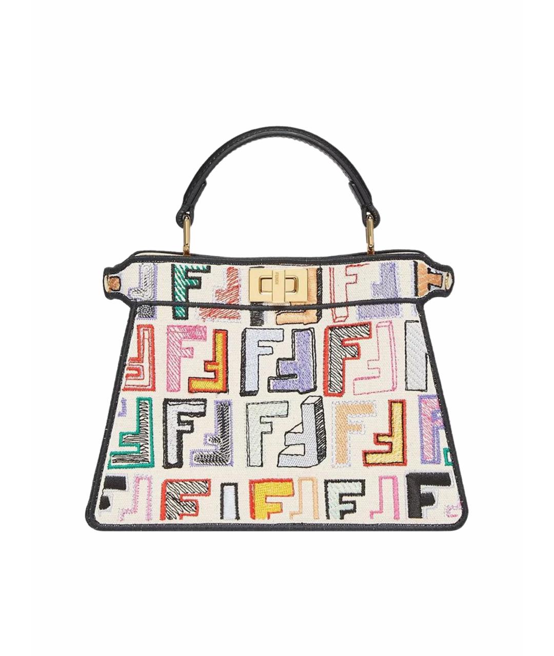 FENDI Мульти кожаная сумка с короткими ручками, фото 1