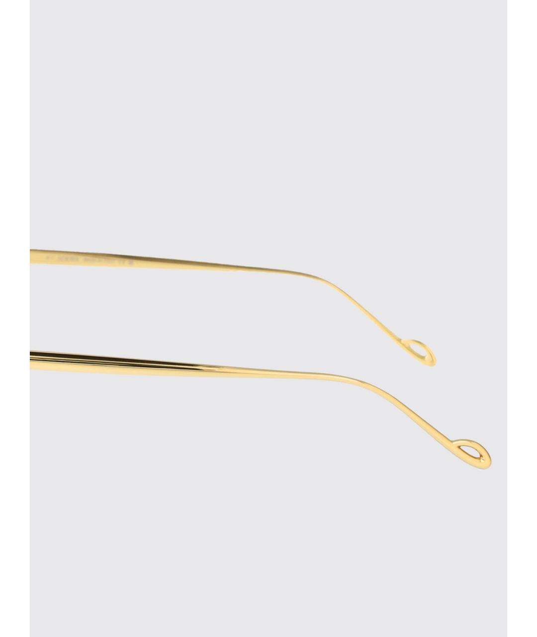 LOEWE Золотые солнцезащитные очки, фото 4