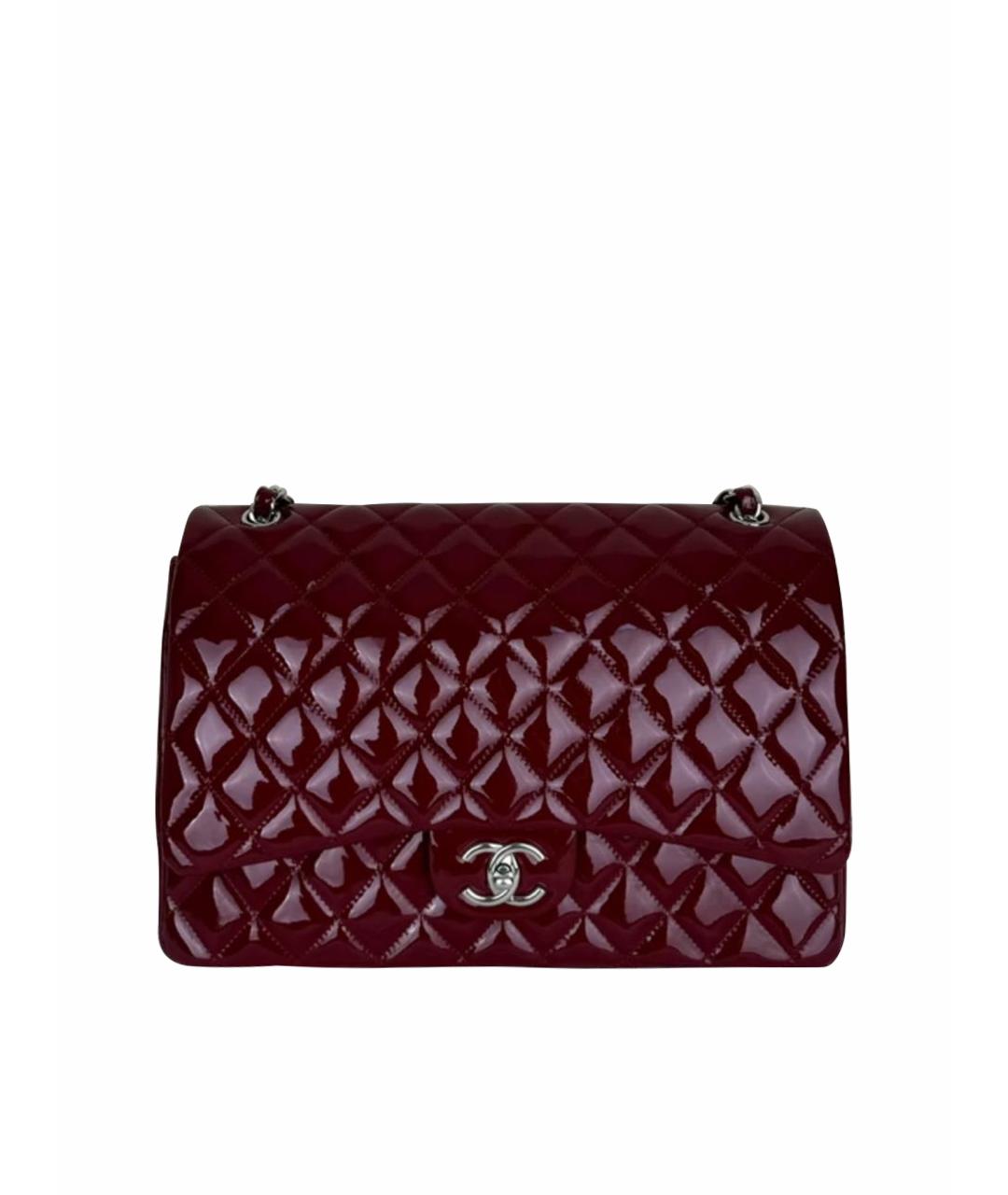CHANEL Бордовая кожаная сумка тоут, фото 1