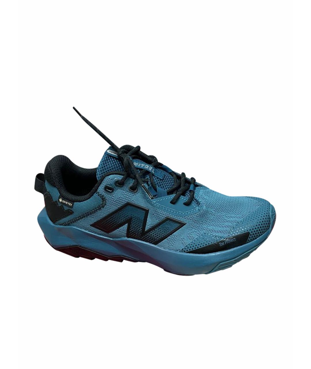 NEW BALANCE Синие текстильные низкие кроссовки / кеды, фото 1