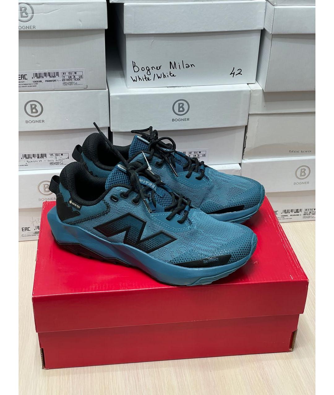 NEW BALANCE Синие текстильные низкие кроссовки / кеды, фото 9