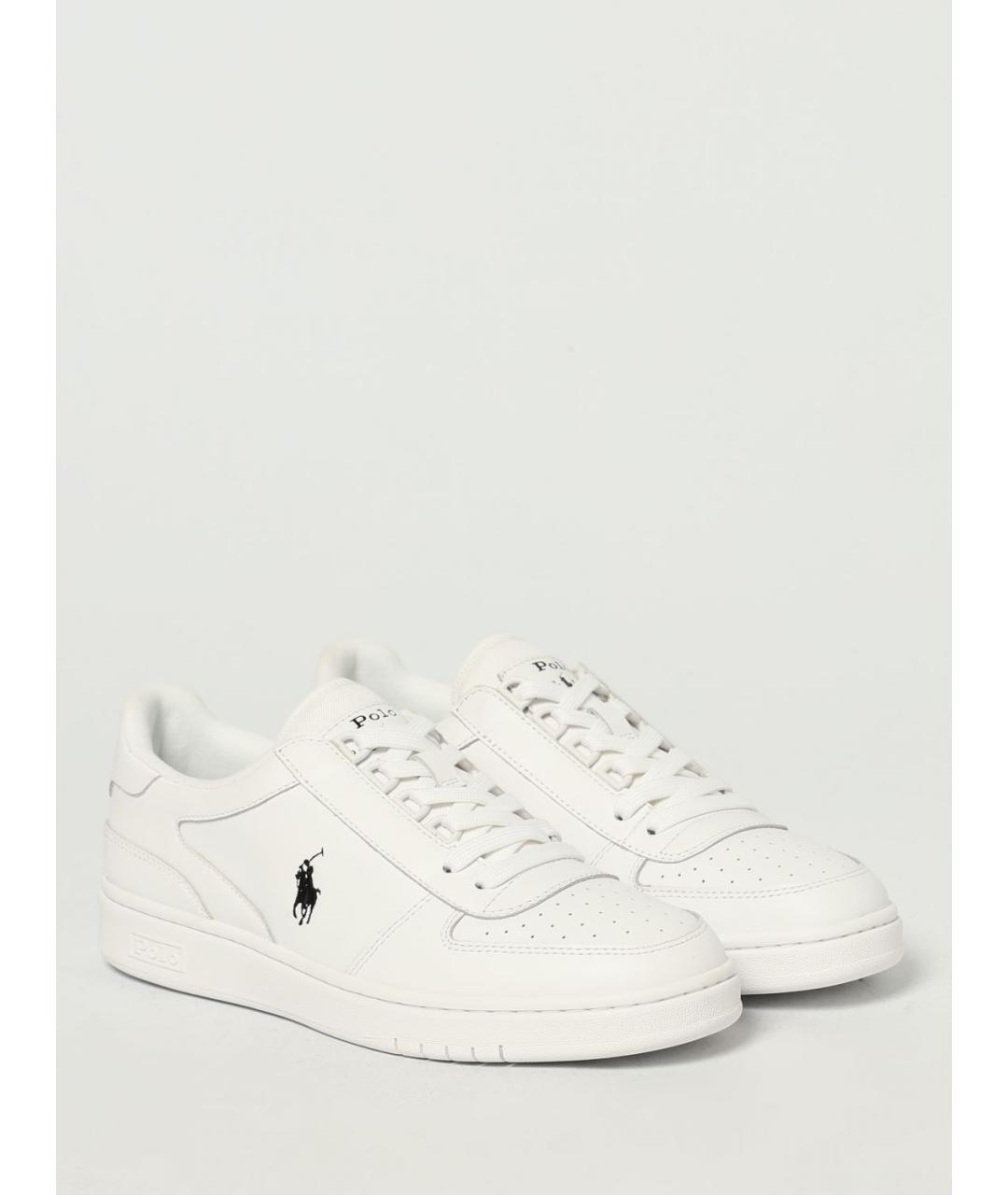 POLO RALPH LAUREN Белые низкие кроссовки / кеды, фото 2