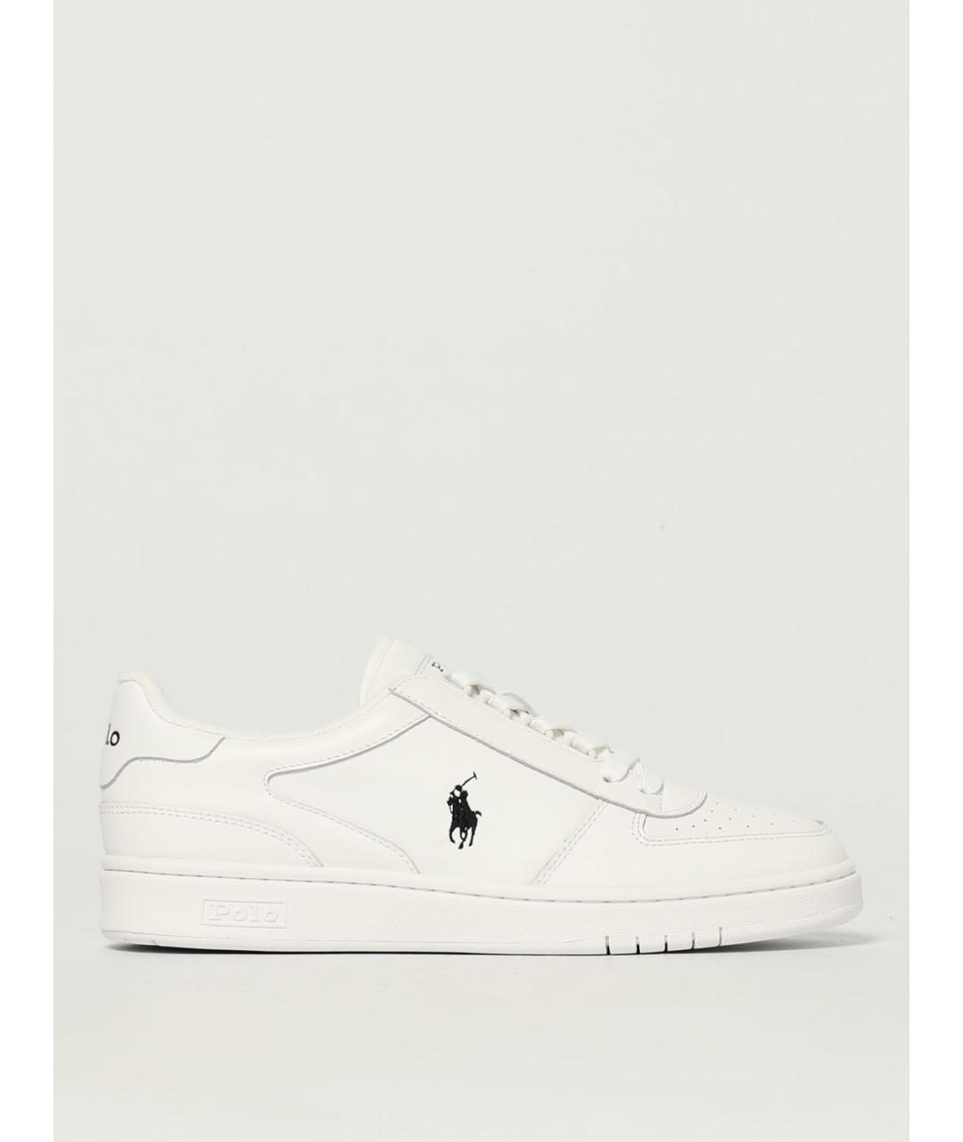 POLO RALPH LAUREN Белые низкие кроссовки / кеды, фото 4
