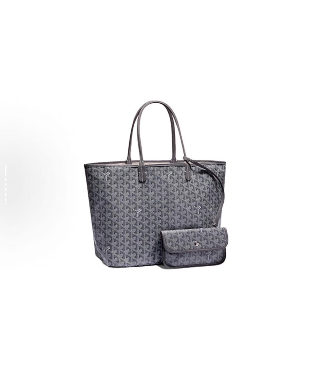 GOYARD Антрацитовая сумка тоут, фото 9