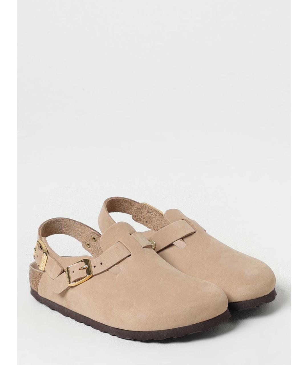 BIRKENSTOCK Бежевые босоножки, фото 2