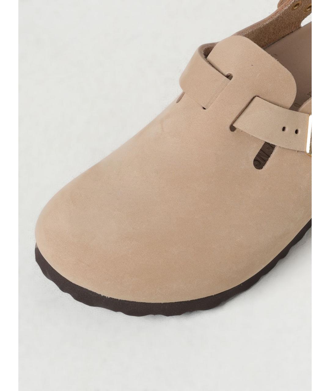 BIRKENSTOCK Бежевые босоножки, фото 4