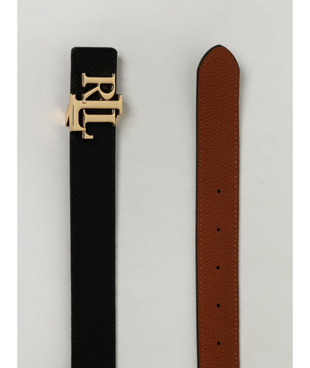 POLO RALPH LAUREN Черный ремень, фото 4