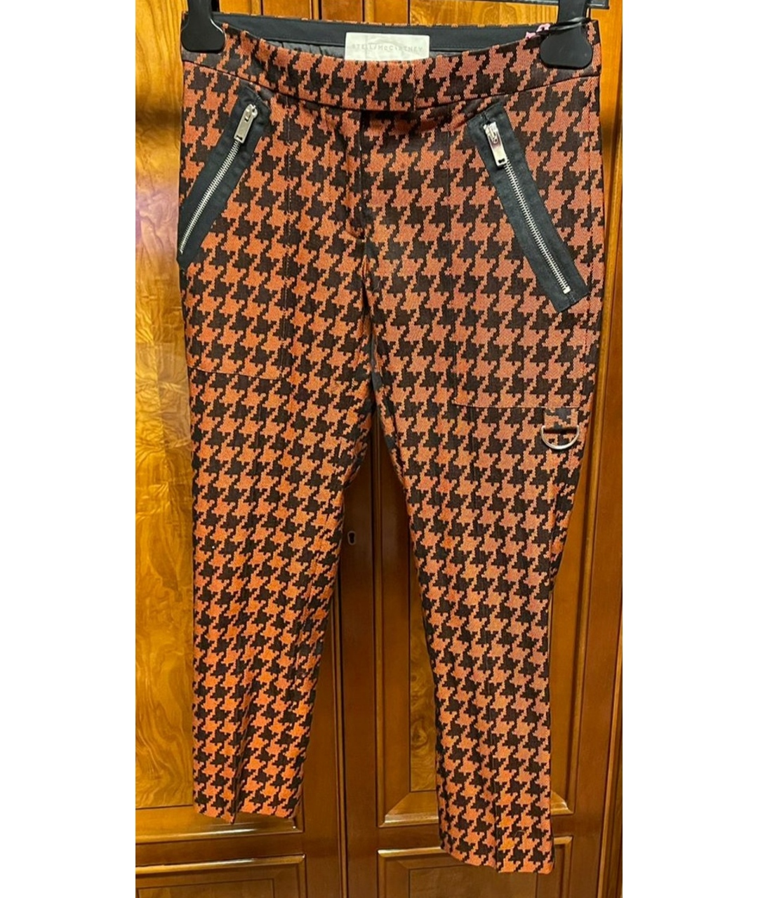 STELLA MCCARTNEY Красные прямые брюки, фото 3
