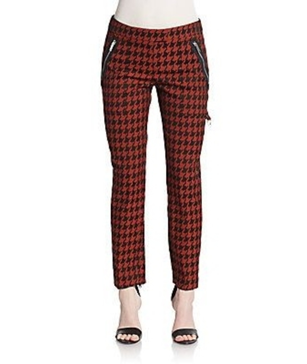 STELLA MCCARTNEY Красные прямые брюки, фото 2