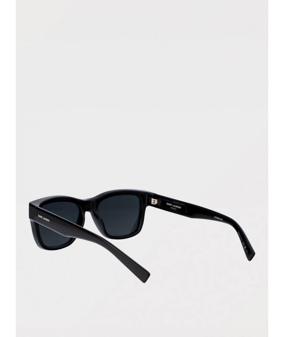 SAINT LAURENT Черные солнцезащитные очки, фото 3