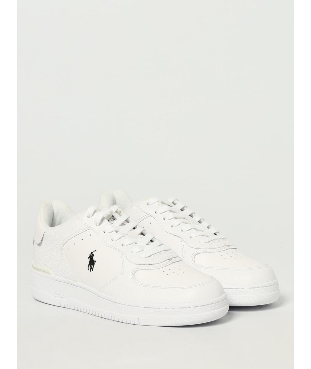 POLO RALPH LAUREN Белые низкие кроссовки / кеды, фото 2