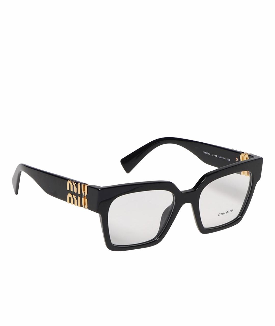 MIU MIU Черные солнцезащитные очки, фото 1
