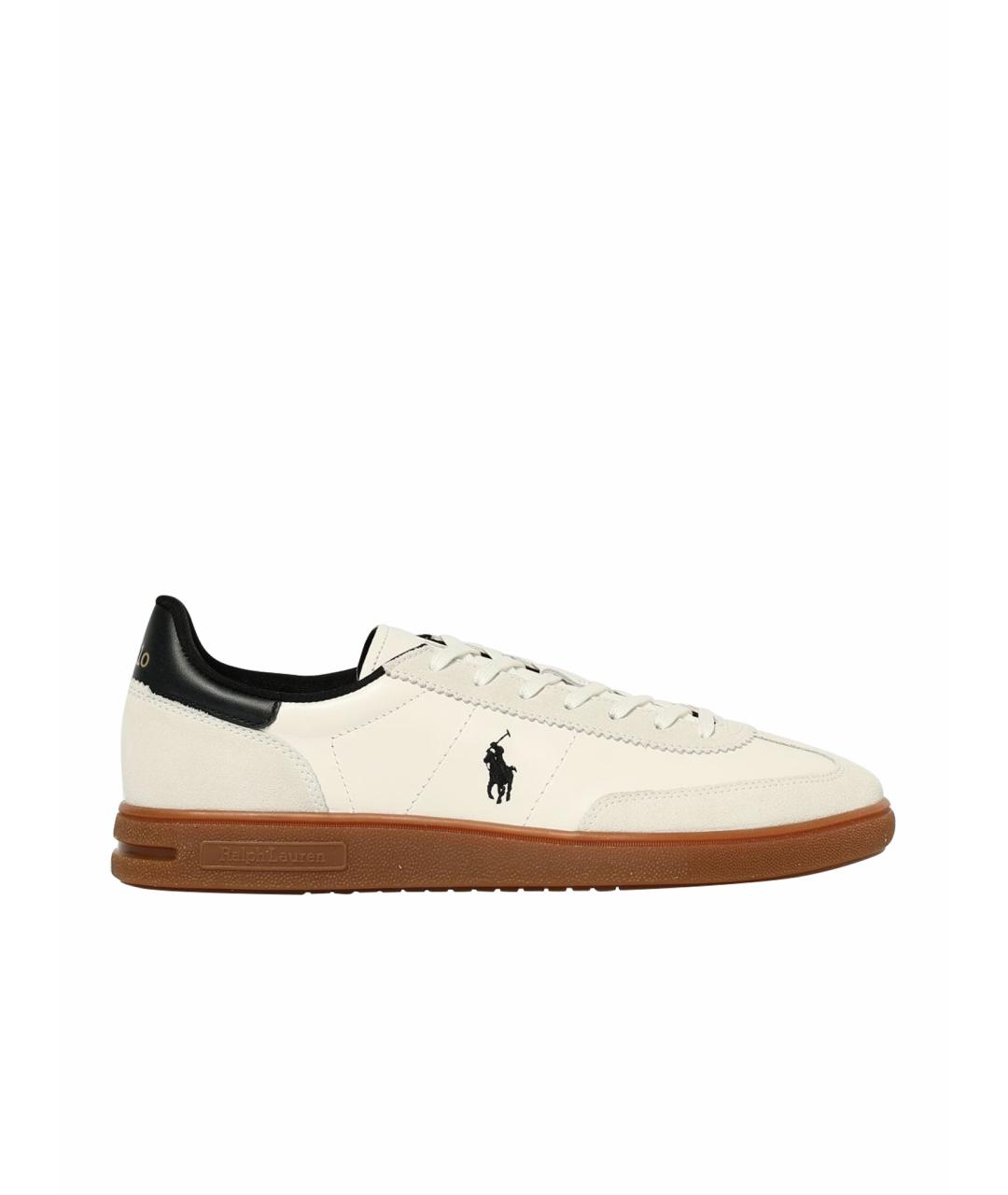 POLO RALPH LAUREN Белые низкие кроссовки / кеды, фото 1