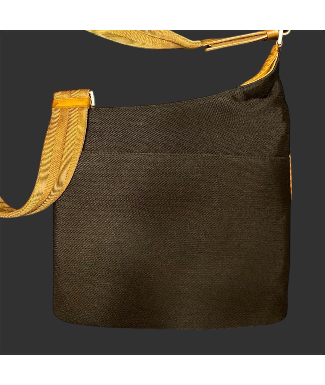PRADA Оранжевая тканевая барсетка, фото 2