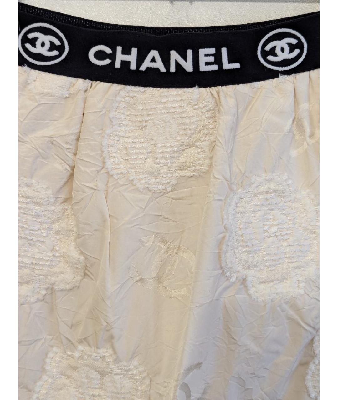 CHANEL Бежевая юбка миди, фото 4