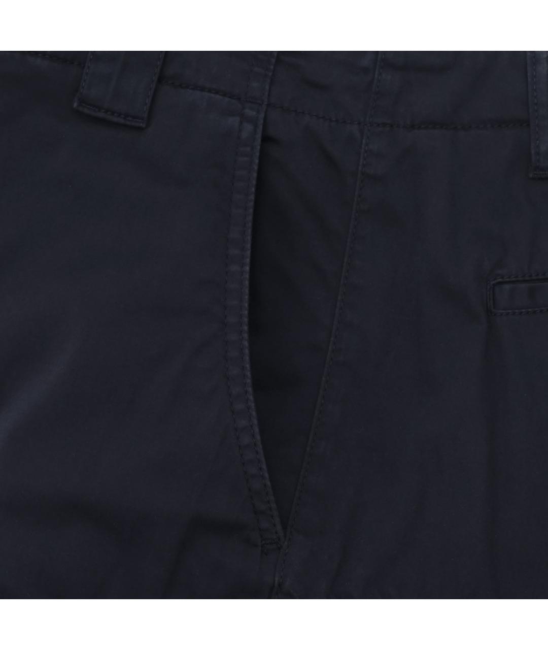CP COMPANY Темно-синие хлопко-эластановые шорты, фото 3
