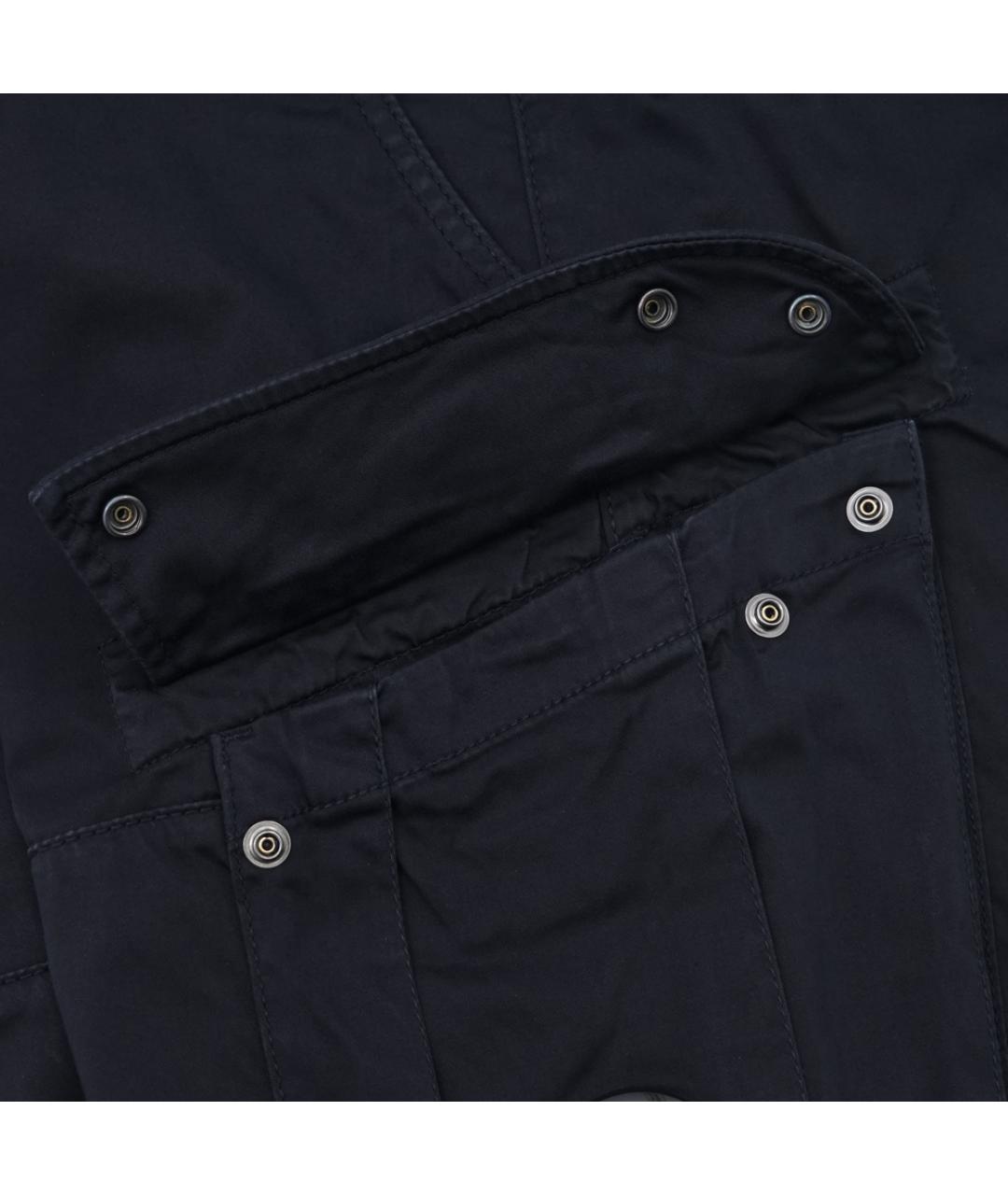 CP COMPANY Темно-синие хлопко-эластановые шорты, фото 7