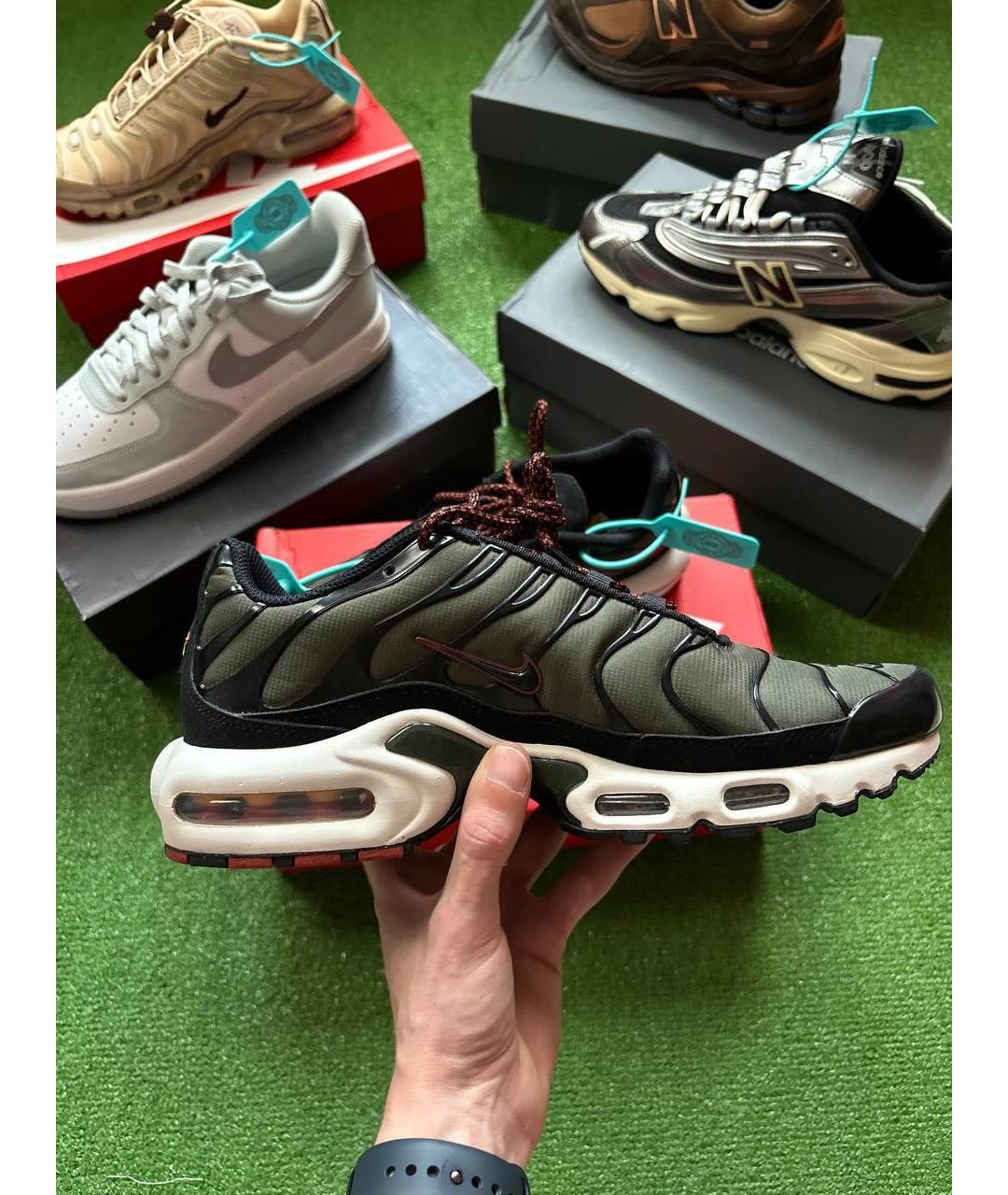 NIKE Хаки резиновые низкие кроссовки / кеды, фото 8
