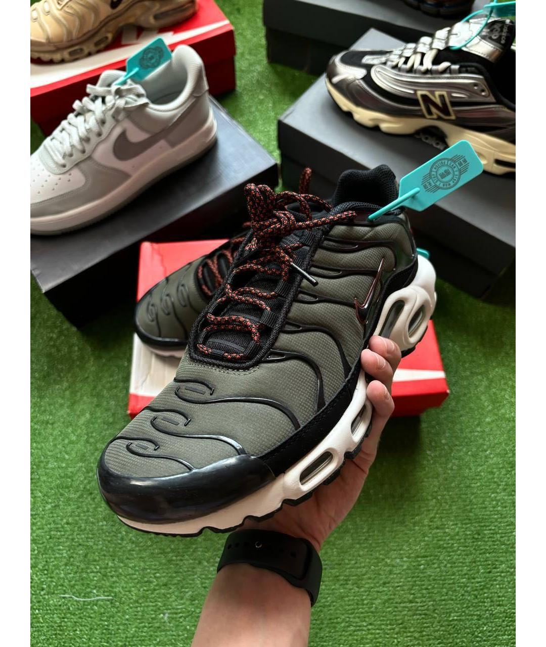 NIKE Хаки резиновые низкие кроссовки / кеды, фото 3
