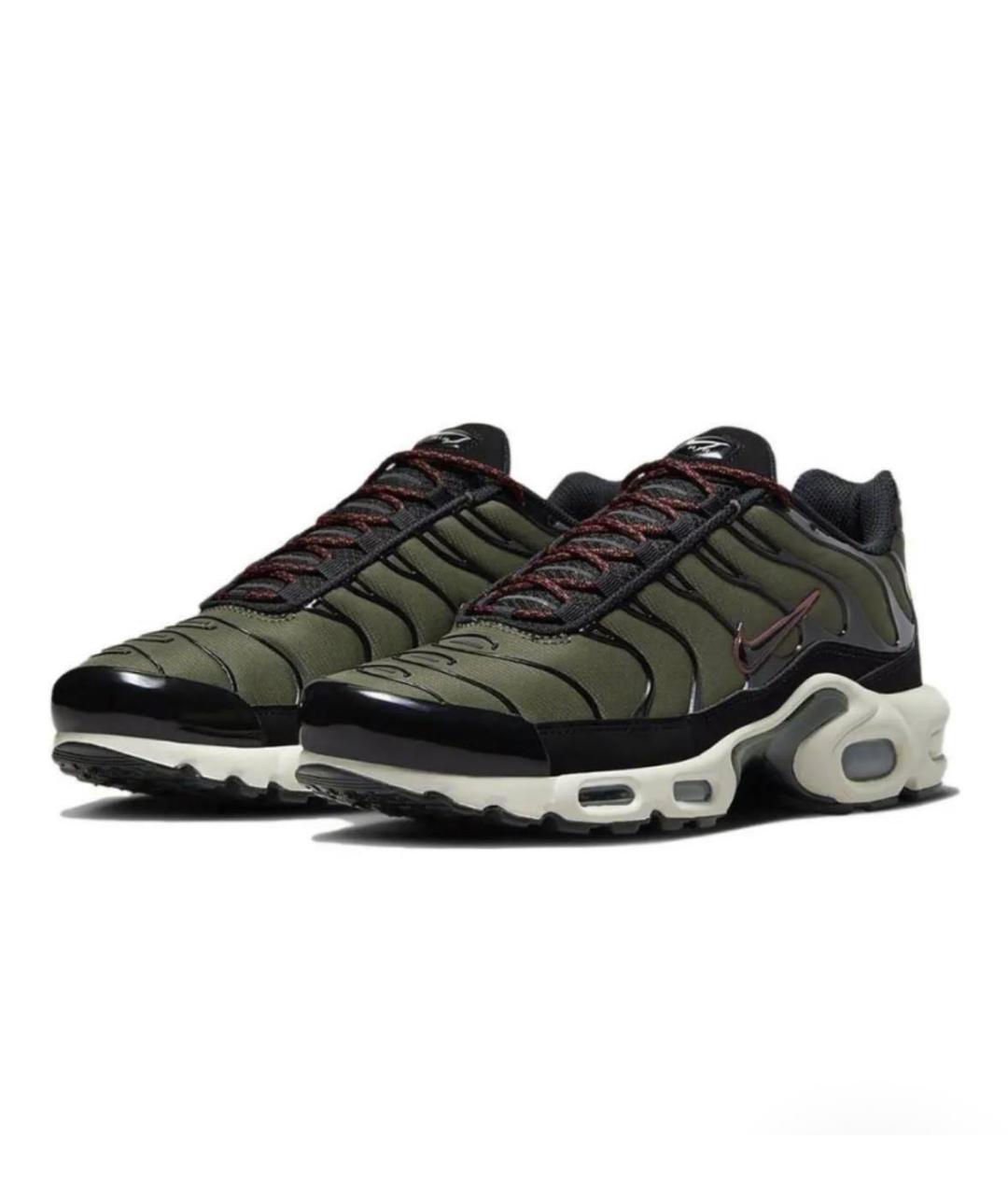 NIKE Хаки резиновые низкие кроссовки / кеды, фото 2