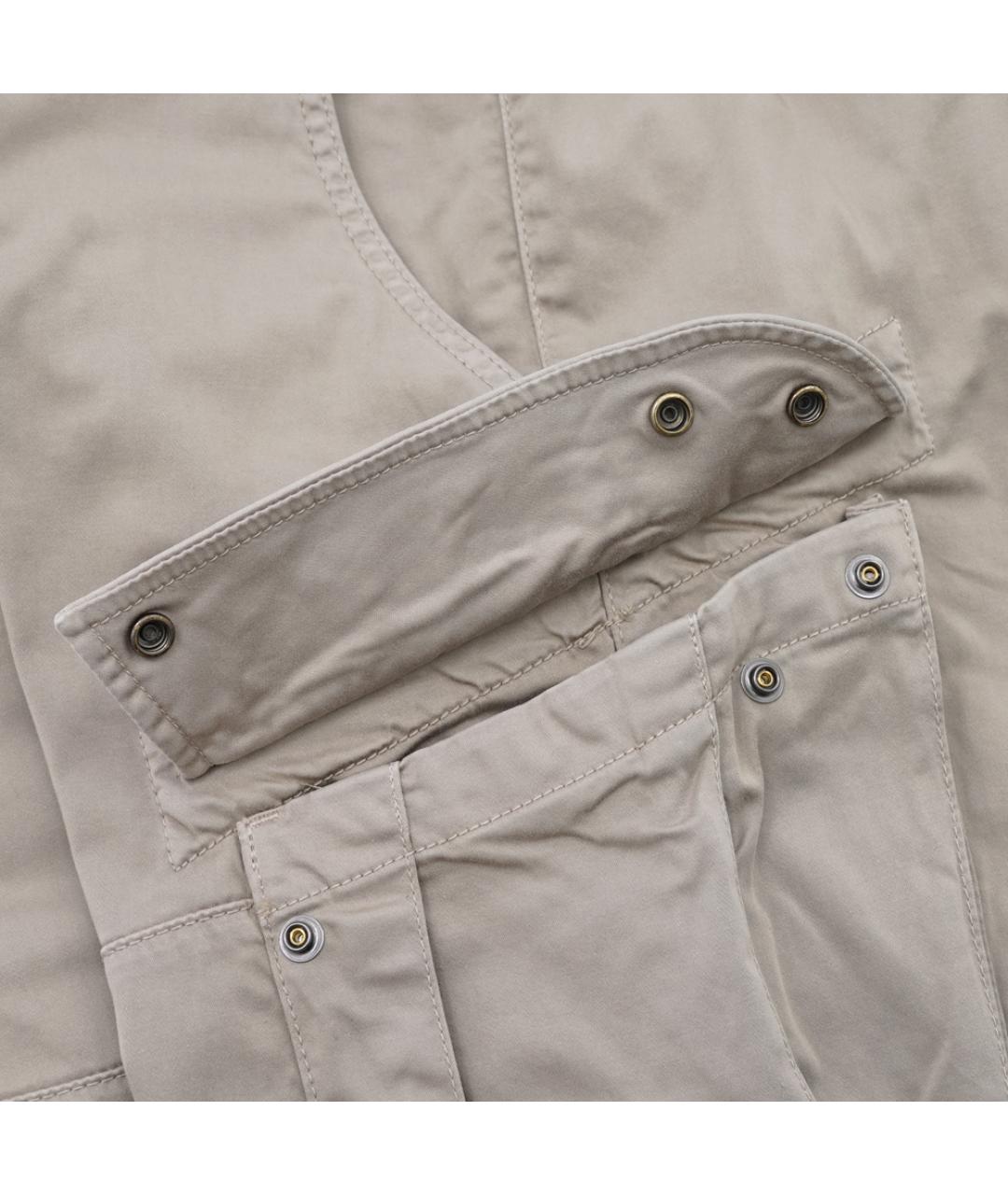 CP COMPANY Бежевые хлопко-эластановые шорты, фото 7