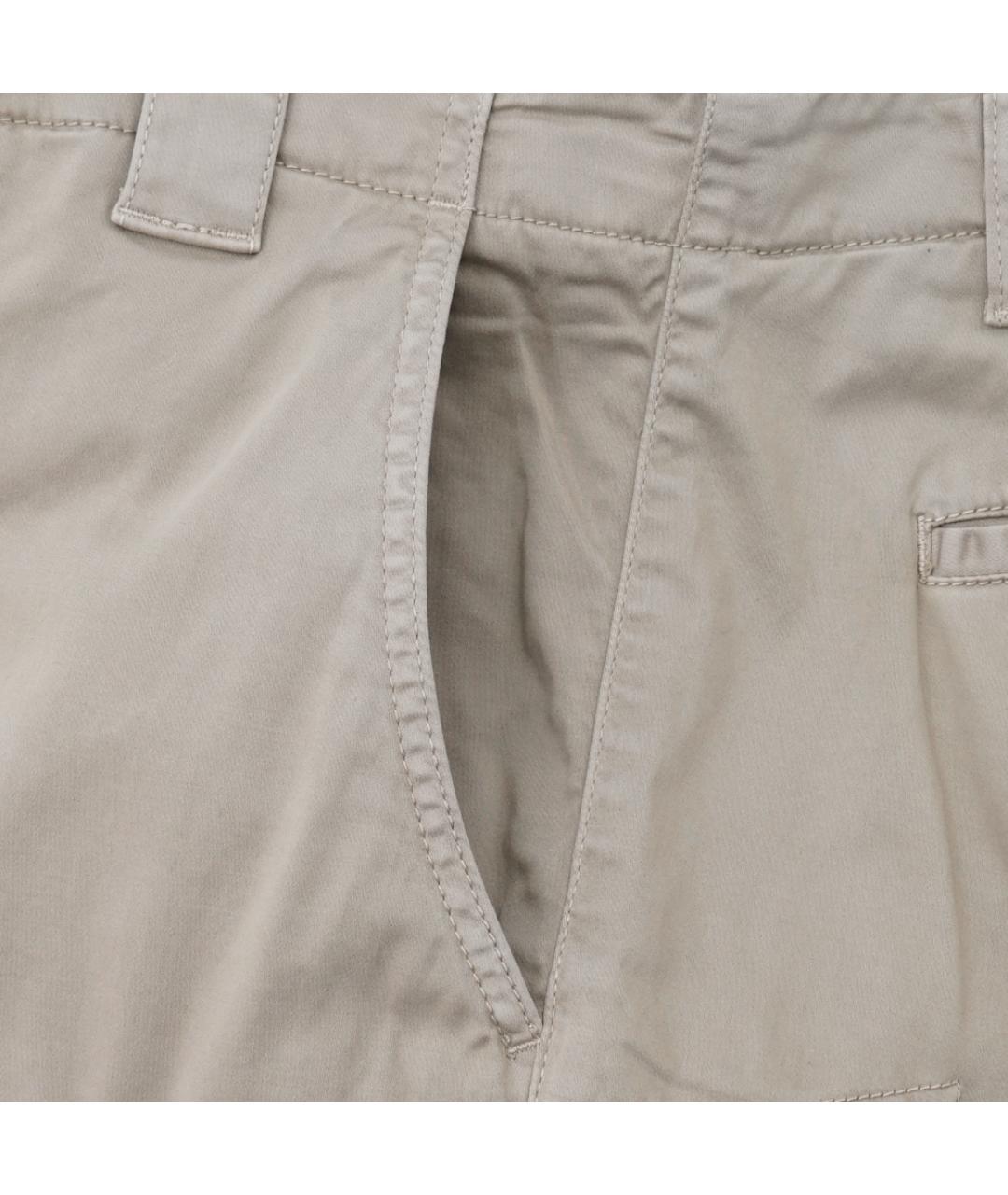 CP COMPANY Бежевые хлопко-эластановые шорты, фото 3