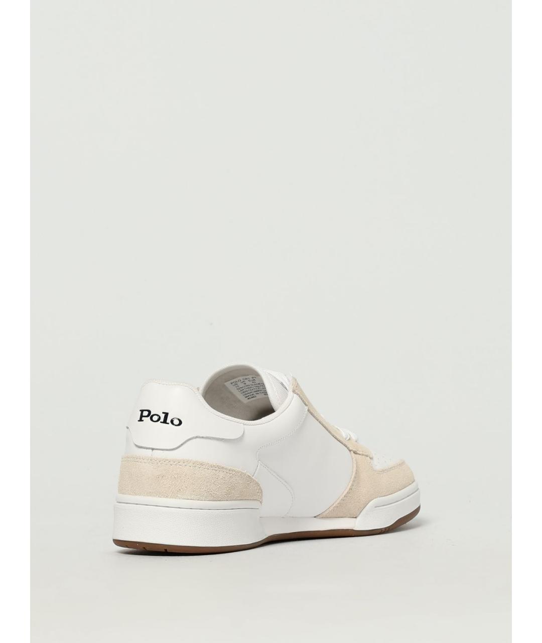 POLO RALPH LAUREN Белые низкие кроссовки / кеды, фото 3