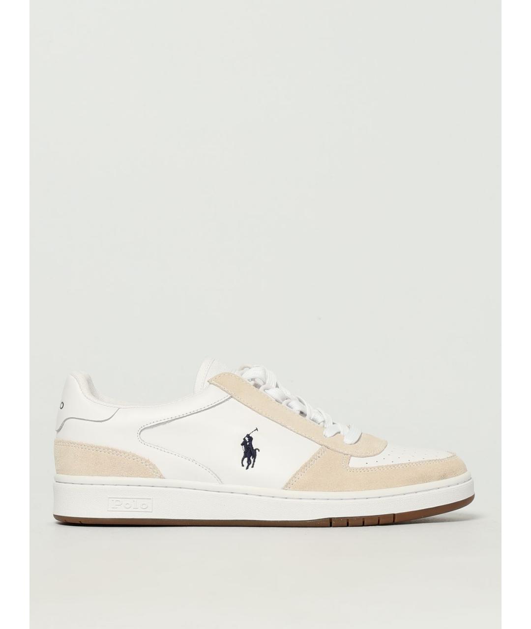 POLO RALPH LAUREN Белые низкие кроссовки / кеды, фото 4