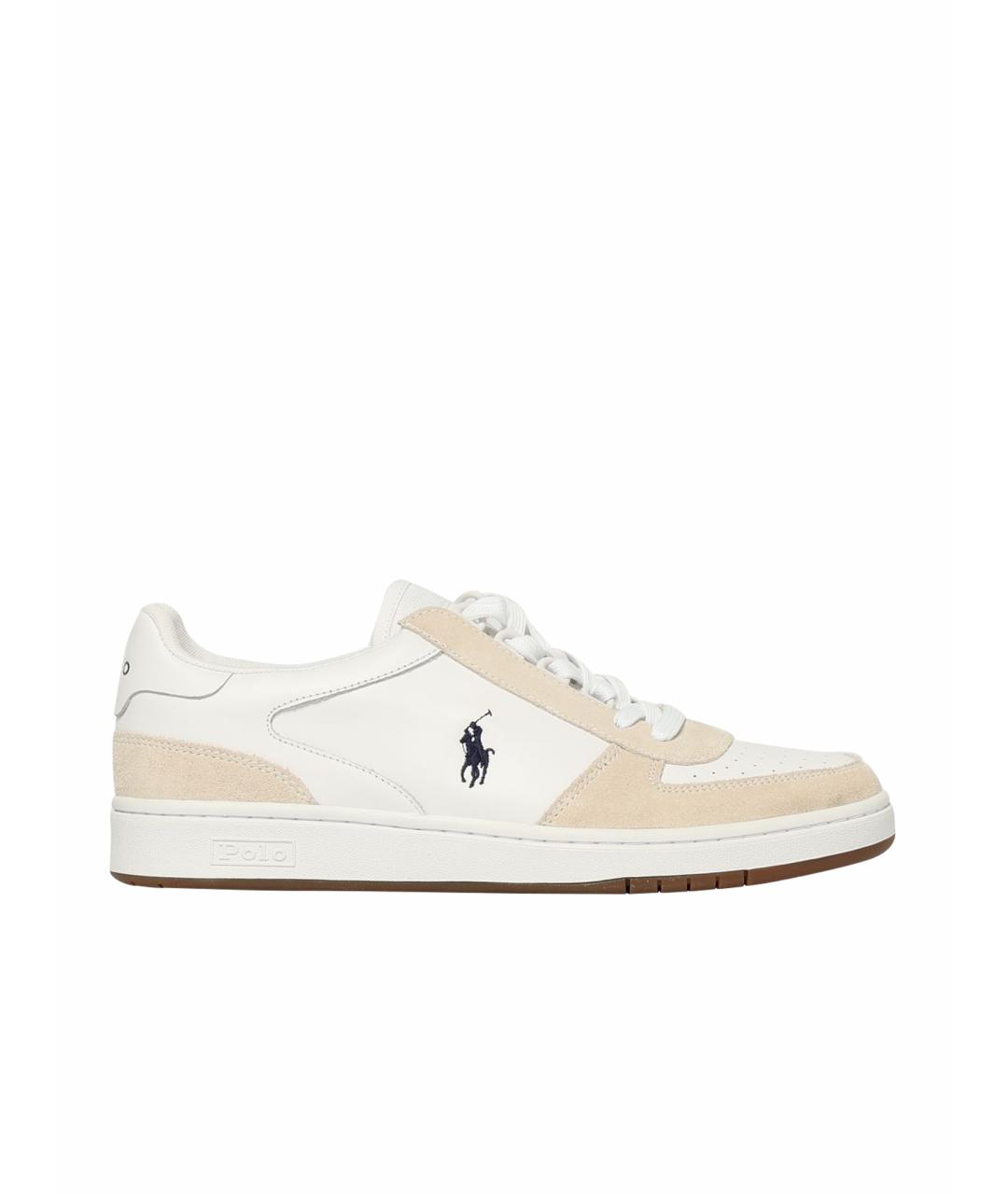 POLO RALPH LAUREN Белые низкие кроссовки / кеды, фото 1