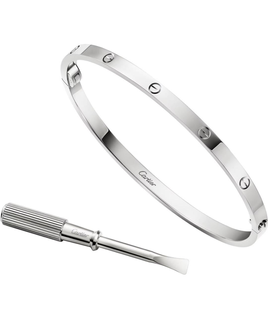 CARTIER Браслет из белого золота, фото 3