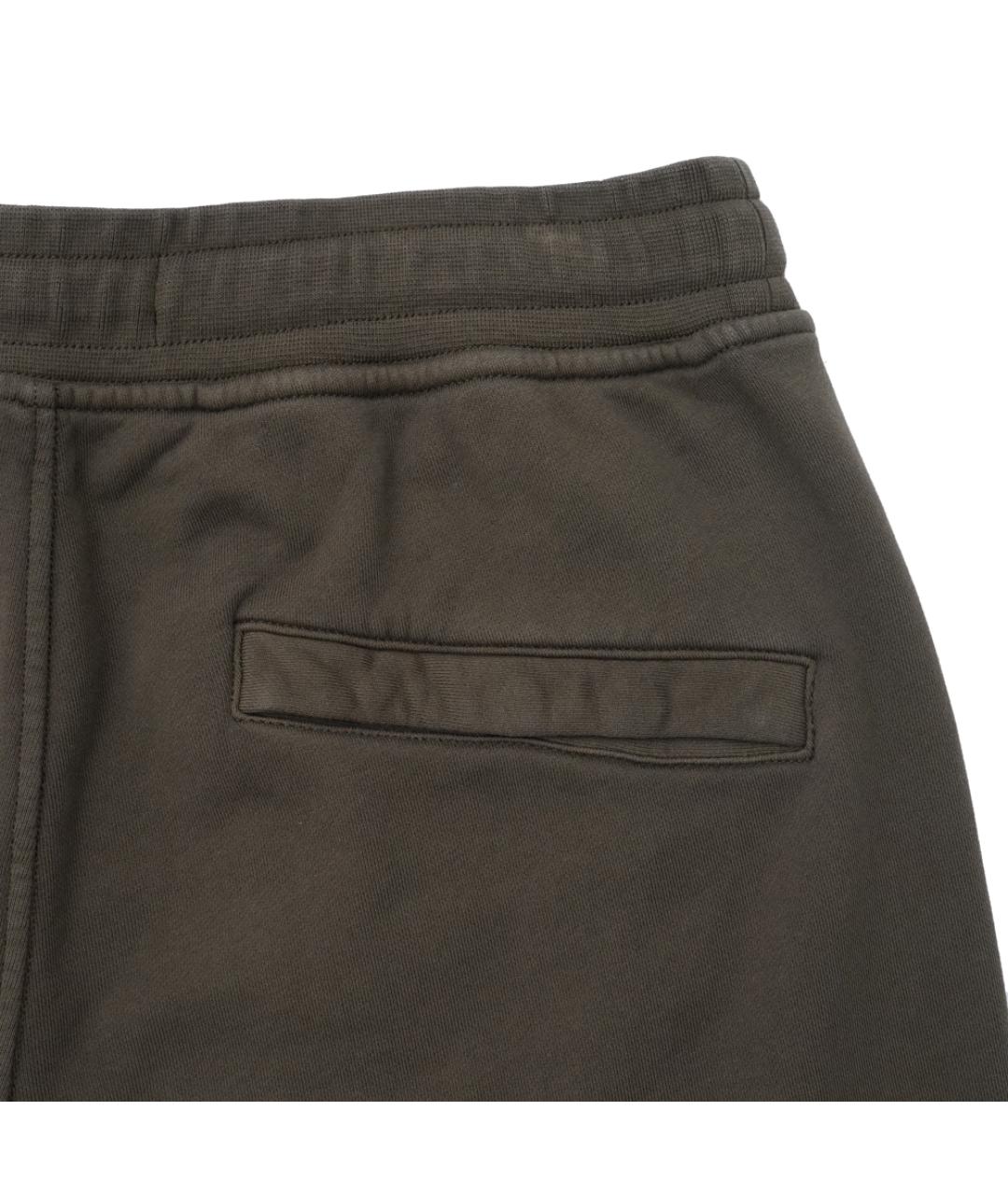 STONE ISLAND Хаки хлопковые шорты, фото 5