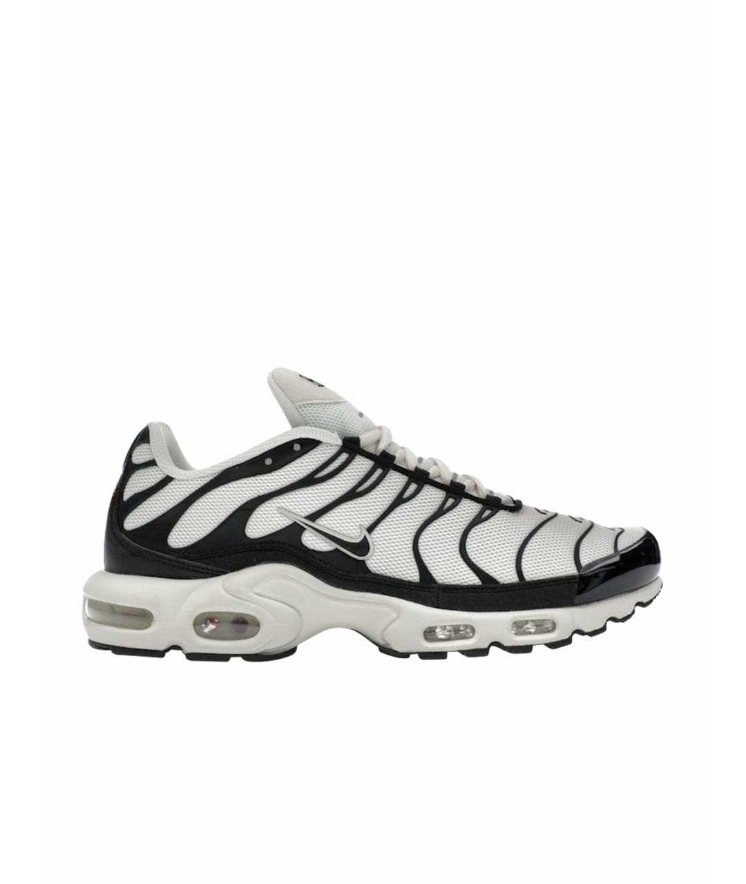 NIKE Белые синтетические низкие кроссовки / кеды, фото 1